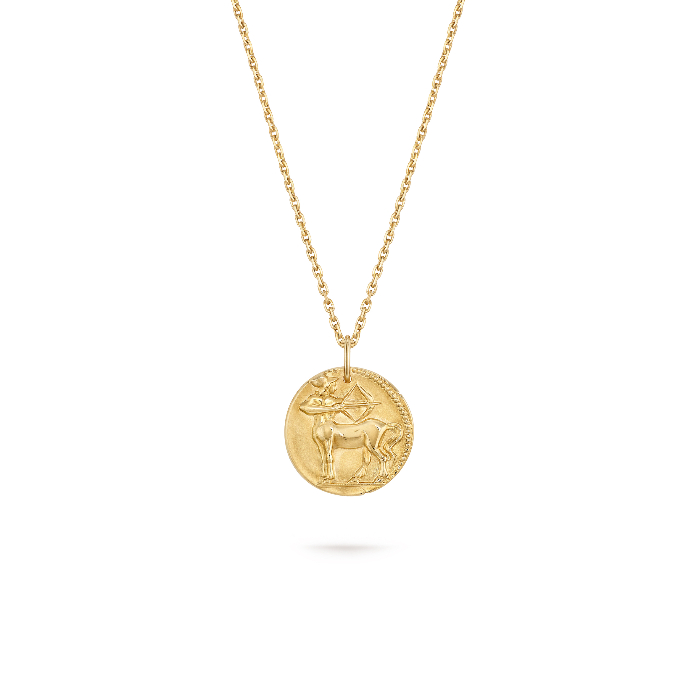 VAN CLEEF ARPELS ZODIAQUE MEDAL SAGITTARII (SAGITTARIUS) - YELLOW GOLD  VCARP7SP00